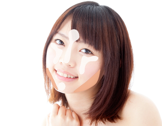 ハイライト 入れる場所